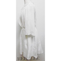 Three Graces Kleid aus Leinen in Weiß