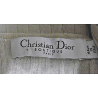 Christian Dior Oberteil aus Wolle in Beige