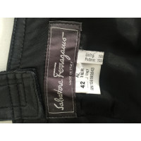 Salvatore Ferragamo Vestito in Pelle in Nero