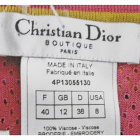 Christian Dior Bovenkleding Viscose in Roze