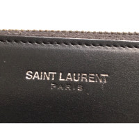 Saint Laurent Sac à main/Portefeuille en Cuir en Noir