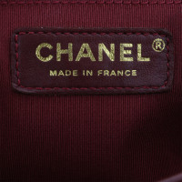 Chanel Sac à main en Cuir en Bordeaux