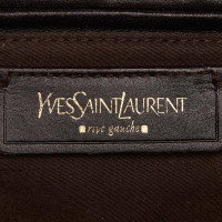 Yves Saint Laurent Handtasche aus Leder in Beige