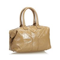 Yves Saint Laurent Handtasche aus Leder in Beige