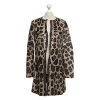 Luisa Cerano Cappotto con stampa leopardo