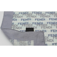 Fendi Schal/Tuch aus Baumwolle in Grau