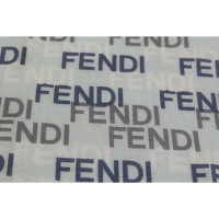 Fendi Schal/Tuch aus Baumwolle in Grau