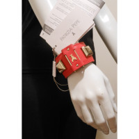 Patrizia Pepe Armreif/Armband aus Leder in Rot
