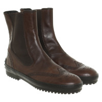 Tod's Stiefel aus Leder in Braun