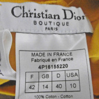 Christian Dior Top en Coton en Jaune