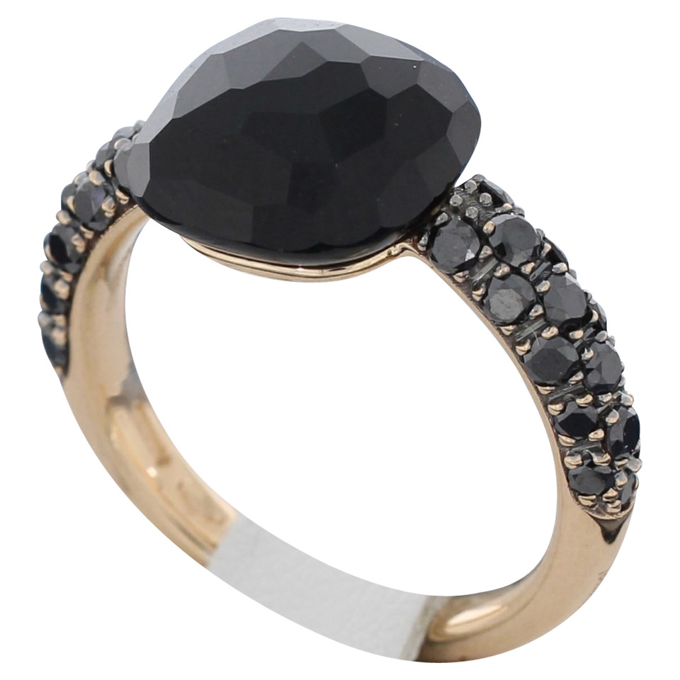 Pomellato "Capri ring" with diamonds & onyx