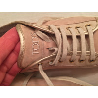 Tod's Sneaker in Pelle scamosciata in Rosa