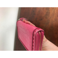 Lancel Täschchen/Portemonnaie aus Leder in Rosa / Pink