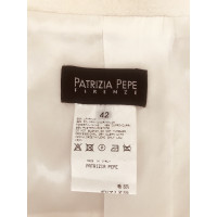 Patrizia Pepe Jacke/Mantel in Creme