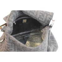 Fendi Handtasche aus Kaschmir in Grau