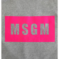 Msgm Tote Bag aus Baumwolle in Grau