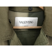 Valentino Garavani Jacke/Mantel aus Baumwolle in Khaki
