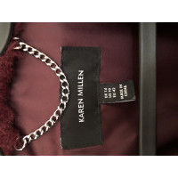 Karen Millen Jacket/Coat in Bordeaux