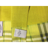 Burberry Schal/Tuch aus Wolle in Gelb