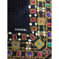 Chanel Schal/Tuch aus Seide in Schwarz