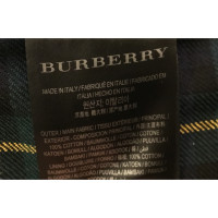 Burberry Jacke/Mantel aus Baumwolle in Schwarz