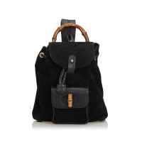 Gucci Backpack Suede in Black