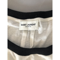 Saint Laurent Top en Coton