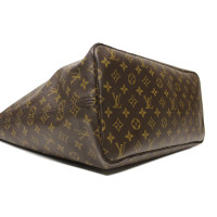 Louis Vuitton Shopper aus Canvas in Braun