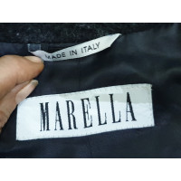 Max Mara Jacke/Mantel aus Wolle in Schwarz