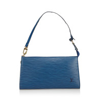 Louis Vuitton Pochette accessories in epi leather in blue