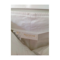 Valentino Garavani Hose aus Baumwolle in Weiß