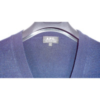 A.P.C. Jacke/Mantel aus Wolle in Blau