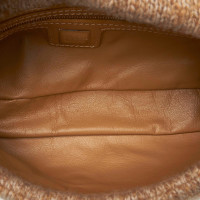 Fendi Handtasche aus Wolle in Braun