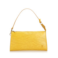 Louis Vuitton Pochette accessories from Epi leather in yellow