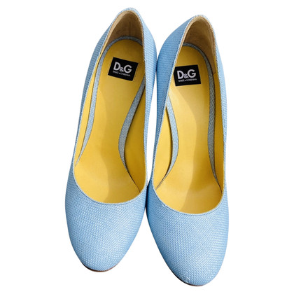 D&G Pumps/Peeptoes Leather in Blue