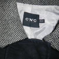 Costume National Veste/Manteau en Coton en Noir