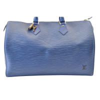 Louis Vuitton Speedy 35 en Cuir en Bleu