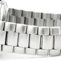 Omega Armbanduhr aus Stahl in Silber