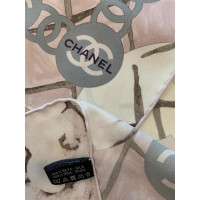 Chanel Echarpe/Foulard en Soie en Nude