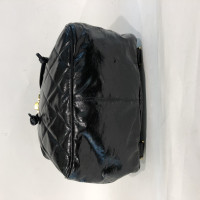 Chanel Rucksack aus Lackleder in Schwarz