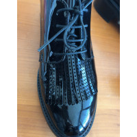 Agl Chaussures à lacets en Cuir en Noir