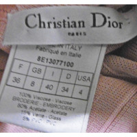 Christian Dior Jacke/Mantel aus Viskose in Nude