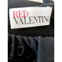 Red Valentino Dress Cotton in Black