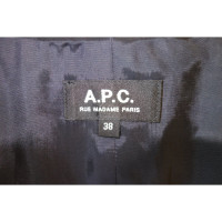 A.P.C. Blazer aus Baumwolle in Blau