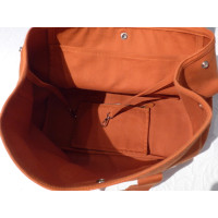 Hermès Handbag Canvas in Orange