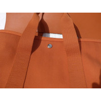 Hermès Handbag Canvas in Orange