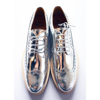 Church's Lace-up shoes Leather in Silvery