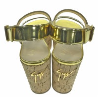 Giuseppe Zanotti Sandals Leather in Gold