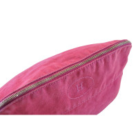 Hermès Clutch Bag Cotton in Pink