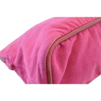 Hermès Clutch aus Baumwolle in Rosa / Pink